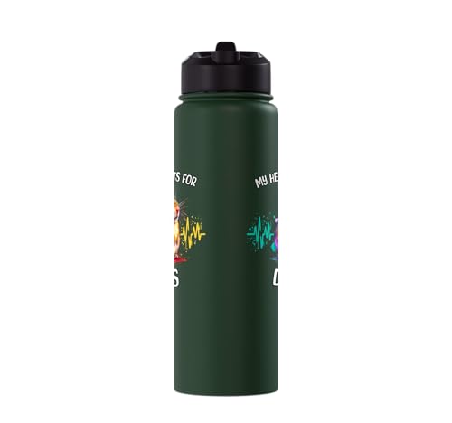 Degu ECG Degu Stainless Steel Insulated Water Bottle - color: Dark Green