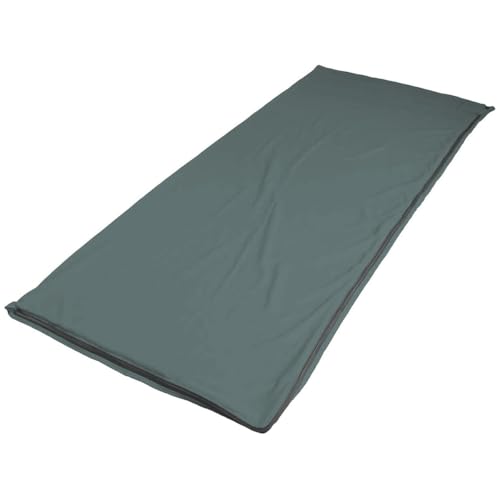 Fleece Sleeping Bag Liner, Sleeping Sack Adult Travel, Sleeping Bag Sheets, Lightweight Travel Camping Sheet, 71 in x 32 in, Unisex Adult - color: gray