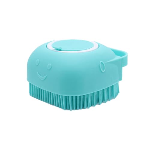 Pets Bath Brush | Scrubber for Bath | Dog Shampoo Brush | Dog Washing/Shower Brush, Suitable for Short/Long Haired Dogs, Dog Brush for Shedding, Bathing, Massaging & Grooming (blue) (blue)