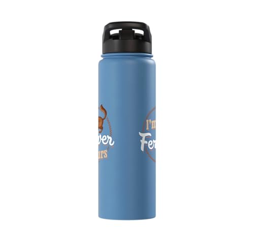 I'm Ferretver Yours Ferret Pet Animal Funny Ferret Stainless Steel Insulated Water Bottle - color: Light Blue