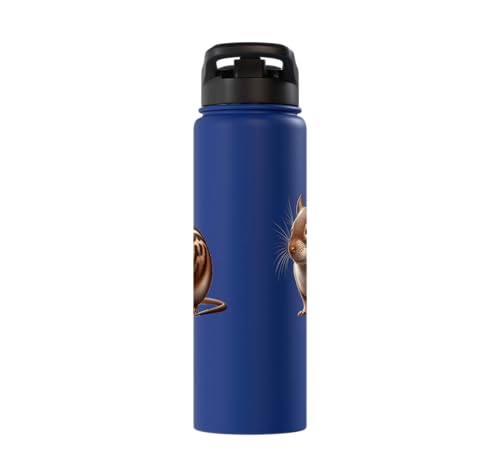 Degu Design Stainless Steel Insulated Water Bottle - color: Royal Blue