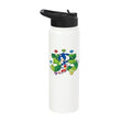 Sonic the Hedgehog: 35th Anniversary Key Visual Stainless Steel Insulated Water Bottle - color: White
