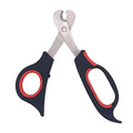 Professional Cat Nail Clippers Trimmer Scissors for Small Breeds, Puppies, Rabbits, and More, Safe Sharp Stainless Steel Blades, Non-Slip Big Handles, Easy At Home Grooming