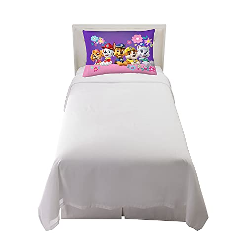 Franco Kids Bedding Super Soft Microfiber Reversible Pillowcase, 20 in x 30 in, Paw Patrol Girls - color: Paw Patrol Girls