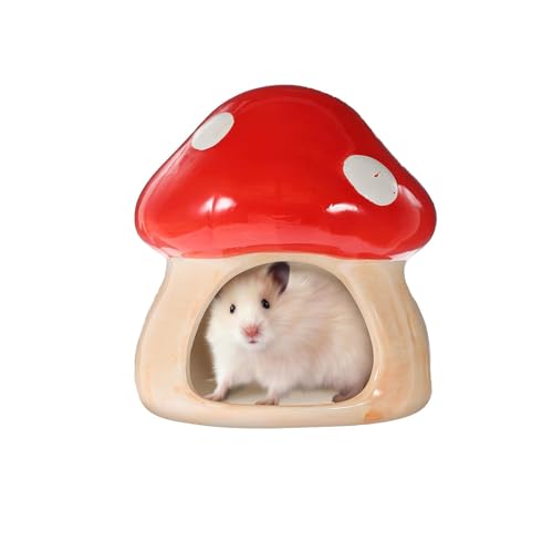 Hamster House Ceramic Hamster Hideout Gerbil Hideout Cave for Dwarf Hamsters and Small Animals