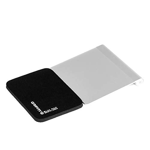 Small Slim Pad 5" x 4" x 0.2" Track Pad Wrist Rest Silicone Ergonomic Carpal Tunnel Resting Support for Computer Track Pad, Trackball or Mouse (Black Nylon Surface) - size: 5" x 4" x 0.25"