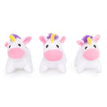 ZippyPaws Burrow Replacement Miniz Squeaky Toy for Enrichment - Unicorns | Interactive Dog & Puppy Toys for Boredom, Stimulating Pet Products to Keep them Busy - style: Unicorns (3-pack)