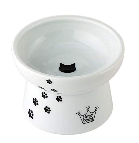 Necoichi Raised Cat Bowl Dining Tray (Bowl Set with Dining Tray)