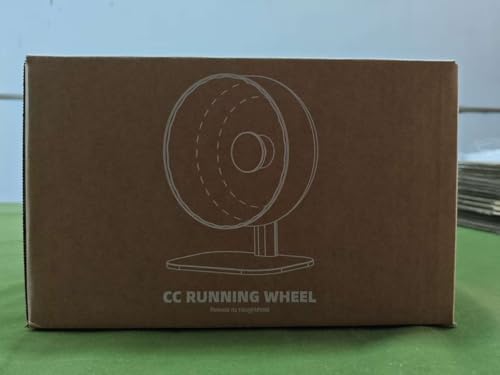 Super Silent Hamster Wheel 10.4 Inch, Magnetic Large Rat Wheel for Chinchilla, Gerbil, Guinea Pig, Cat, Mouse, Sugar Glider and Dwarf, Syrian Hamster Accessories (Wood Brown) - color: Wood Brown, size: Medium(10.4inch)