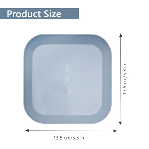 2 Pcs Leopard Gecko Potty Pad,Crested Gecko Potty Latrine，Leopard Gecko Tray，Reptile Litter Box，Portable Gecko Tank Accessories (Blue) - color: Blue