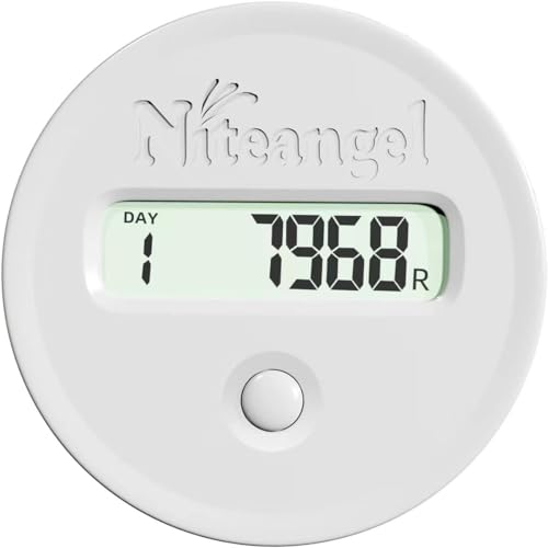 Niteangel Super-Silent Hamster Exercise Wheels with Pedometer- Quiet Spinner Hamster Running Wheels with Adjustable Stand for Hamsters Gerbils Mice Or Other Small pet