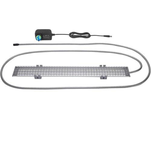 HappyBird Lighting Bird Cage Light with Chew Guard - Full Spectrum LED Pet Light - Simulates Natural Environment - Safe for Hookbill Birds – Easy to Install - (18" Long) - size: 18"