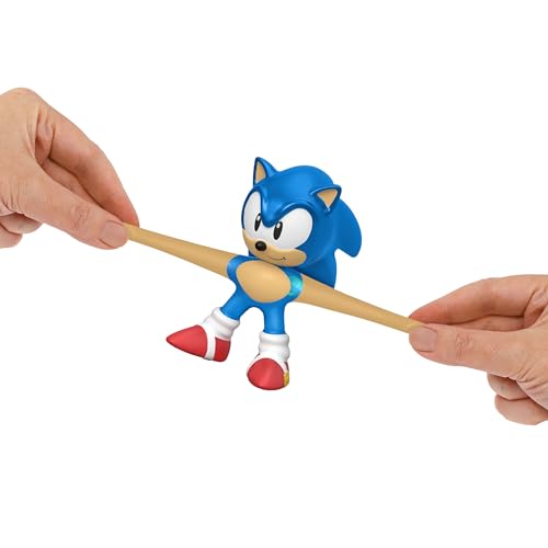 Heroes of Goo Jit Zu Sonic The Hedgehog - Chaos Emerald Sonic Stretchy Hero, Squeeze Sonic's Body to Reveal The Chaos Emerald Within His Goo, Grab Him by His Limbs and Stretch Out His Arms and Legs - style: Chaos Emerald Sonic