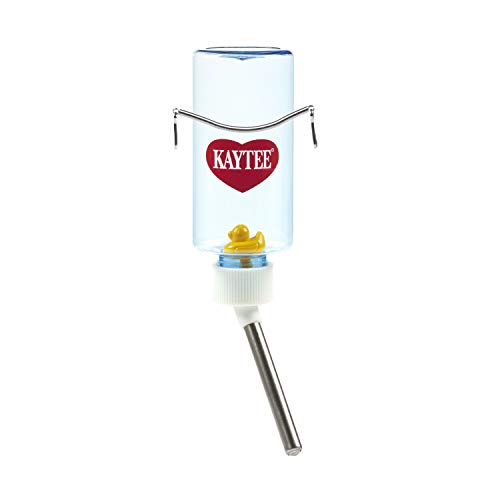 Kaytee Clear View Water Bottle for Pet Gerbils, Hamsters & Mice, 4 oz - size: 4 oz (Pack of 1)