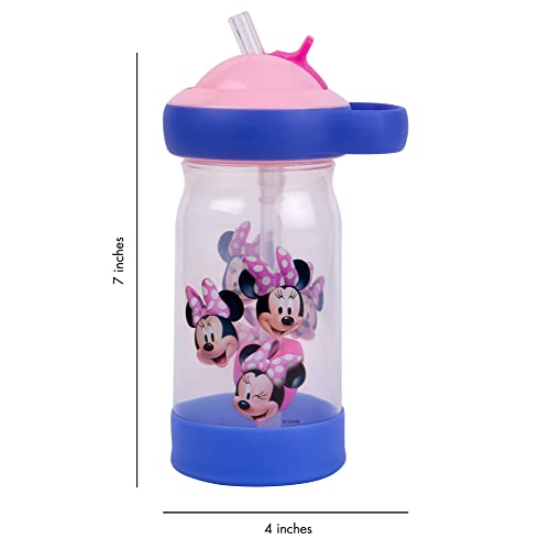 The First Years Disney Minnie Mouse Sip & See Kids Water Bottle - Water Bottle for Toddlers - Spill Proof Toddler Cup - 12 Oz - style: Minnie Mouse