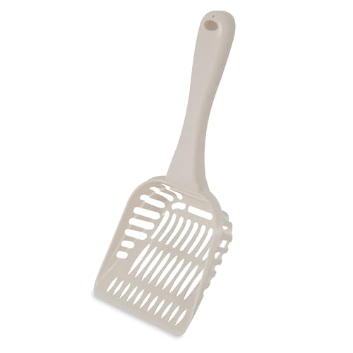 Petmate Litter Scoop for Cats, Jumbo Size, Bleached Linen - size: Jumbo
