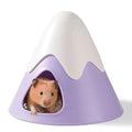 Hamster Hideout, Snowy Mountain Shape Hamster Hide House,Cute Small Animal Habitat Hideaway Hut for Syrian Hamsters, Mice, Gerbils, Rats (Purple) - color: Purple