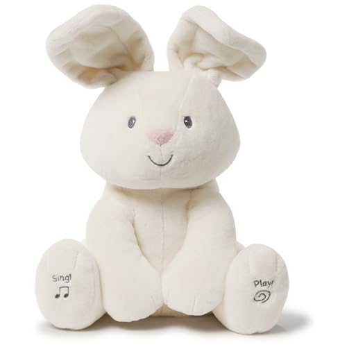 GUND Baby Flora Bunny 12-Inch Interactive Animated Musical Baby Toy - style: Flora