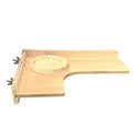 Exotic Nutrition Corner Ledge - Fun & Unique Cage Accessory for Hamsters, Gerbils, Rabbits, Guinea Pigs, Prairie Dogs, Chinchillas, Degus, Squirrels, Rats and Other Chewing Small Animals