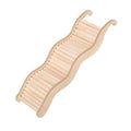 Hamster Wave Climbing Ladder, Multifunctional Interactive Small Animals Stairs Bridge Cage Decoration(27x8.5cm) - color: 27x8.5cm