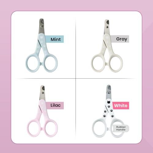 Necoichi Purrcision Stainless Steel Cat Nail Clipper, Made in Japan (Lilac) - style: Lilac
