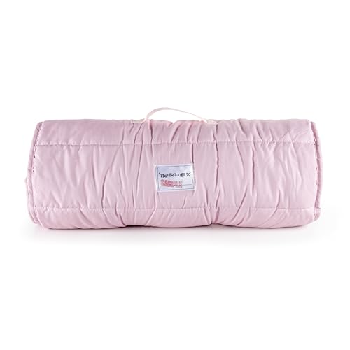 Jay Franco Kids Nap Mat with Embedded Pillow & Blanket – Soft 46"x20" Microfiber Sleeping Bag with Name Tag & Handle - style: Multi - Lilo & Stitch