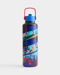 Drib 24oz Insulated Water Bottle, FIFA World Cup 2026 Edition – Performance Stainless Steel Insulated Bottle with Quiet Leak-Proof Straw Lid (Kansas City - City Poster) - color: Kansas City - City Poster