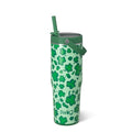 Swig Life 30oz Leakproof To-Go Tumbler with Handle, Lucky Leopard | Leakproof Lid - Triple Insulated Stainless Steel - Handle & Straw Included - Cup Holder Friendly - Dishwasher Safe - color: Lucky Leopard