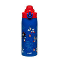 Zak Designs Sonic the Hedgehog Sage 19oz Leak-Proof Straw Kids Water Bottle | BPA Free, Insulated Stainless Steel, Cupholder Friendly, Dishwasher Safe, Lid Lock, Handle, For School, Home, Travel, Outdoor - color: Sonic the Hedgehog (Sage)