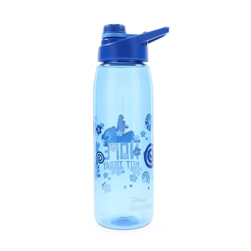 Silver Buffalo Disney Lilo and Stitch Nope Lazy Quote, Water Bottle, 28oz | Not Today, Includes Screw-On Lid, 0.83 Liters - color: Lilo and Stitch Nope Not Today, size: 28 Ounces
