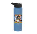 Sonic the Hedgehog - Shadow the Hedgehog "Chaos Control" Stainless Steel Insulated Water Bottle - color: Light Blue