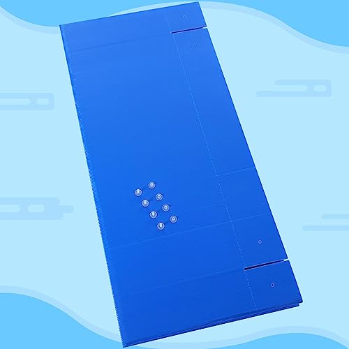 Thyle 2 Pcs Guinea Pig Cage Liner Corrugated Plastic Cage Liner Base 2 x 4 Panel Size 55" L x 27" w Guinea Pig Cages Bottom for Small Animals Hedgehogs Rabbits Cages Tray Blue