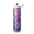 HydraPak Polar Sport Insulated Water Bottle (24oz, Pulse Purple) | High Flow, BPA Free, Tri-Layer Insulation, Leakproof, Dash Handle, Easy Squeeze, Self-Sealing Cap, for Sports - color: Pulse Purple, style: 24oz/700ml