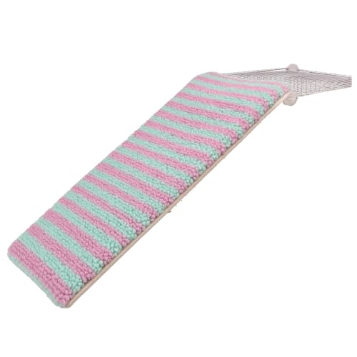 Ramp Fuzzy Cover for Small Animals Cage Guinea Pig Ferret Nation Stair Cover for Guinea Pig cage & Small Animal Cages | Ramp Measures 28L x 12W Inches (Dopamine) - color: Dopamine
