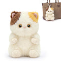 PEACH CAT Calico Cat Stuffed Animal Cute Plush Keychain for Backpack Small Plush Pendant Toys Bag Charms Gifts for Kids & Adults - style: Calico Cat