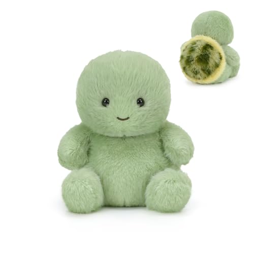 Ditucu Palm-Sized Turtle Stuffed Animals Cute Soft Mini Plush Doll Small Plushies Toys Gifts for Kids Green 6 inch - style: Turtle A