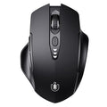 Uineer Bluetooth Mouse, Tri-Mode Wireless, Rechargeable, 3-Device Switch | Dual Bluetooth plus 2.4G connectivity, Multi-Device switching and a visible rechargeable battery level - color: Yellow