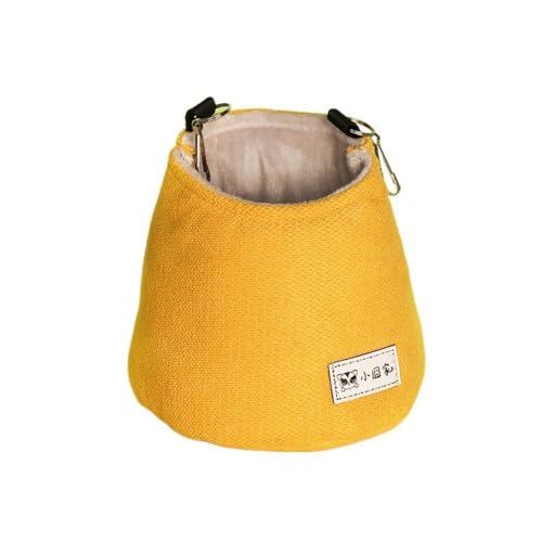 Hamster Hanging Bed Warm Hamster Nest Mat Soft Squirrel Bed Cage Pet Hammock Hanging Winter Sugar Glider Pouch(Blue) - color: blue
