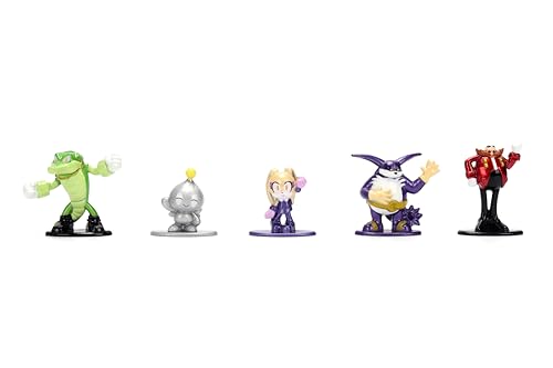 Jada Sonic The Hedgehog Nano Metalfigs 18 Pack Series 2 Die-Cast Figure Set – Includes Sonic, Shadow, Amy Rose, Rouge Toys