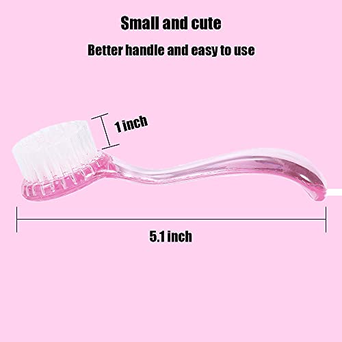 2Pcs Hamster Brush and Comb, fit Guinea Pig, Ferrets, Rats, Bunny - color: Pink