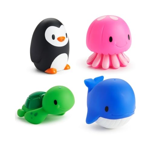 Munchkin Bath Toy Squirts, Ocean Sea Animal | 9 Months and Up | 16 Pack | For Babies and Toddlers - size: 16 Pack, style: Ocean