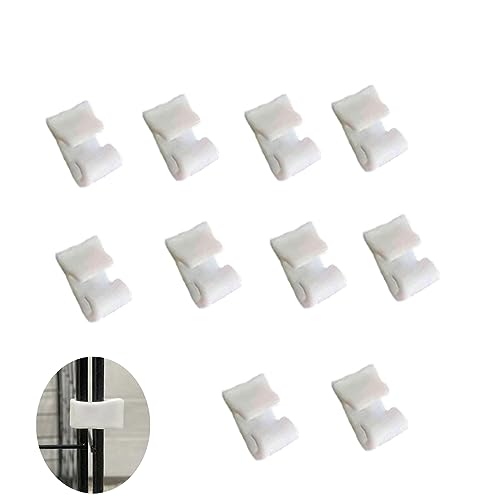 20 Pack Wire Cage Clips Cat Cage Door Latch Buckle Lock Snap on Detachable Connector Clamp for DIY Assembly Kitten Puppy Chicken Quail Pigeon Dog Rabbit Cages Gate Yard - color: 20 Pack