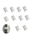 20 Pack Wire Cage Clips Cat Cage Door Latch Buckle Lock Snap on Detachable Connector Clamp for DIY Assembly Kitten Puppy Chicken Quail Pigeon Dog Rabbit Cages Gate Yard - color: 20 Pack