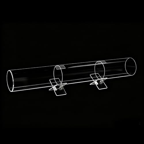 GuineaLoft™ Acrylic Tube Connector Pack - D2 Tube & T4D2 Panels | Includes 1 D2 Acrylic Tube & 2 T4D2 Connector Panels