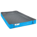 Paw Inspired Reversible Critter Box, C&C 2x3 (14-Inch Grids), Gray/Blue | Washable Fleece Cage Liner, Raised Sides, Bedding for Guinea Pigs Rabbits, Hamsters, Small Animals, Edge Protected Pee Pads - color: Gray/Blue, size: C&C 2x3 (14" Grids)