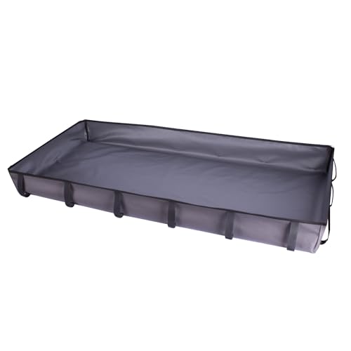 Guinea Pig Cage Liner Pet Bedding Base Waterproof Oxford Guinea Pig Cage Bottom Suitable for C & C Cage Panel (No Cage)（24x48 Inch）, gray - size: 48.0"L x 24.0"W x 4.3"H