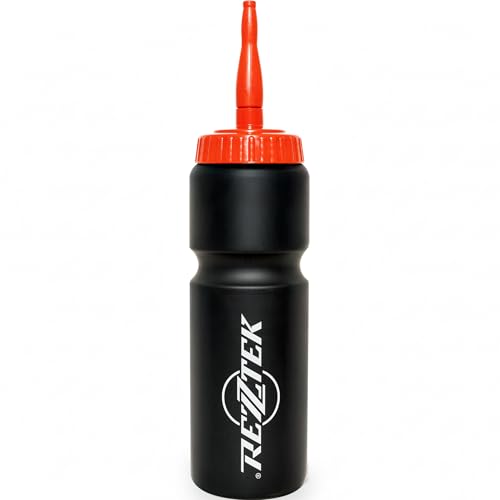 Hockey Water Bottle 25 oz with Long Spout – BIO-Based Plastic Bottle | Sports Water Bottle with Screw Cap – Squeeze Hockey Bottle for Rink, Gym & Field – Dishwasher Safe Water Bottle - style: Long Spout