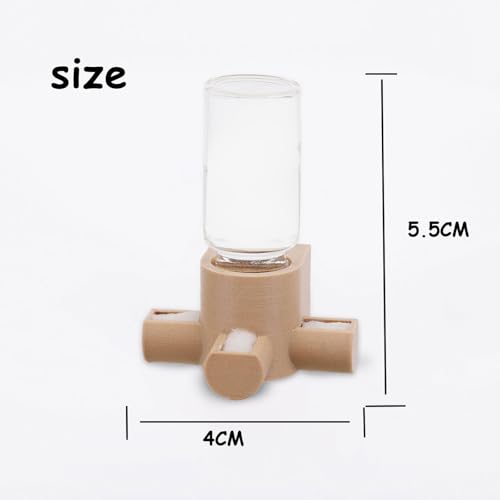 Jumping Spider Water Dispenser, Magnetic Hanging Feeder,Suitable for Jumping Spiders,Tarantulas, Praying Mantises,Arboreal Animals, and Other Small Animal Enclosure Accessories,5ML (Pink) - color: Pink