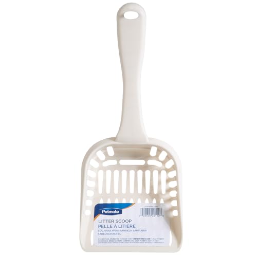 Petmate Litter Scoop for Cats, Jumbo Size, Bleached Linen - size: Jumbo