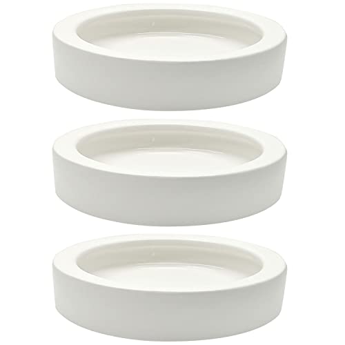 3 Pcs Reptile Food Bowl, Ceramic Water Feeder Bowl for Lizard Anoles Bearded Dragons Crested Gecko Hermit Crabs Triangular | Mini Reptile Feeder Reptile Food Bowls Bearded Dragon Bowl